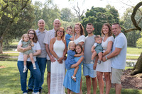 2022 family photos rose garden